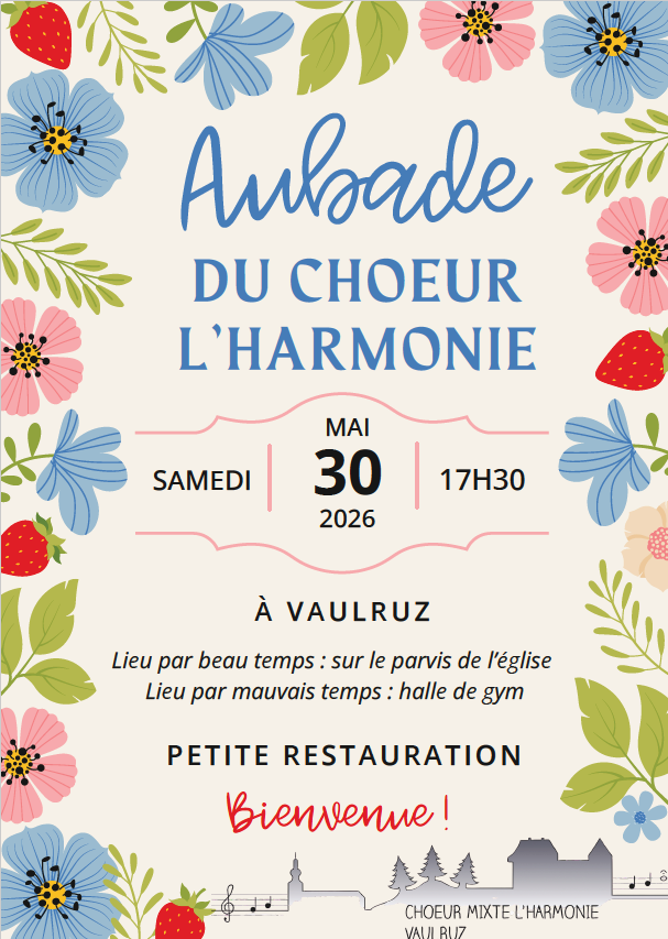 Aubade du 30 mai